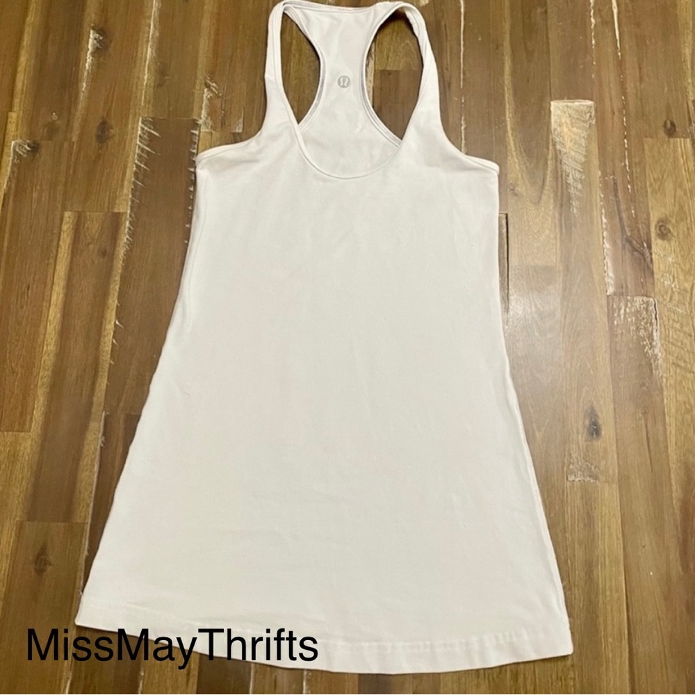Lululemon White Racerback Tank